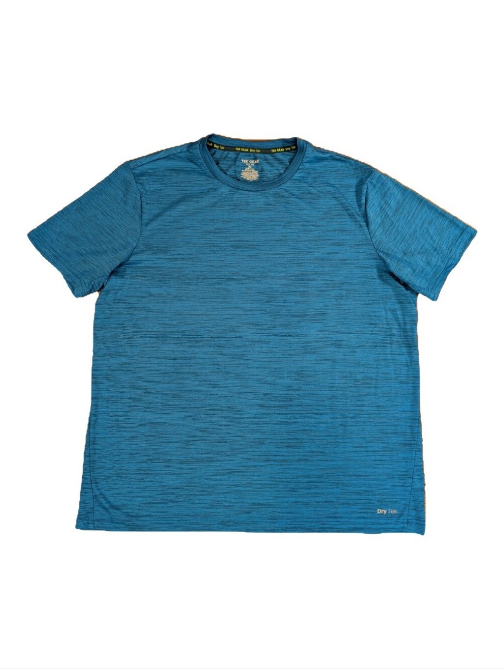 Tek Gear DryTek Blue Heathered Athletic Performance T-Shirt Size Men's XL